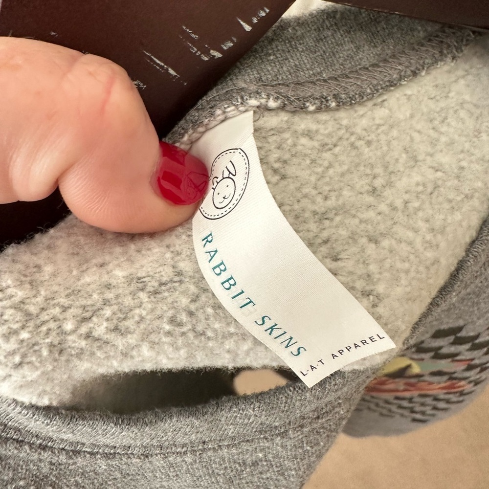 Kids Rabbit Skins Brand Sweatshirt - Picture 2 of 2